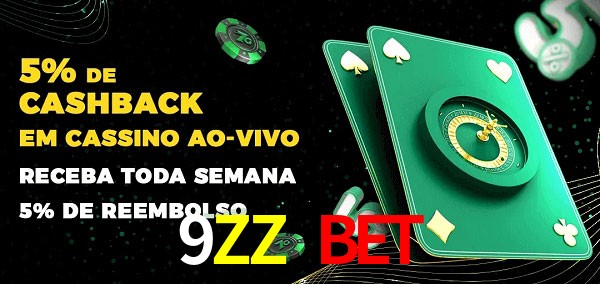 Promoções do cassino ao Vivo 9ZZ Bet